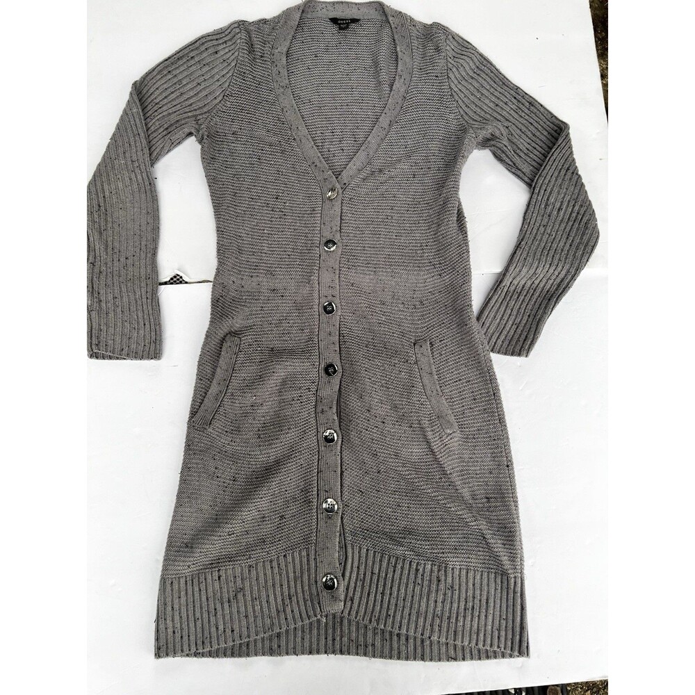 Y2K Guess Knit Sweater Dress Cardigan